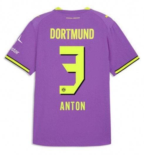 Borussia Dortmund Waldemar Anton #3 Kolmaspaita 2026-27 Lyhythihainen Borussia Dortmund Waldemar Anton #3 Kolmaspaita 2026-27 Lyhythihainen